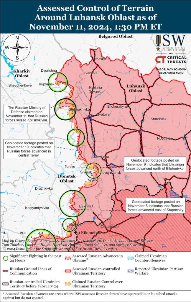 мапа бойових дій, карта бойових дій, новини, новини україни, ситуація на фронті, новини фронт, війна проти рф, війна з рф, бої на фронті, інститут вивчення війни, генштаб, луганськ, новини луганська, луганщина