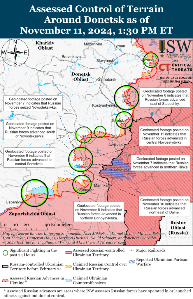 мапа бойових дій, карта бойових дій, новини, новини україни, ситуація на фронті, новини фронт, війна проти рф, війна з рф, бої на фронті, інститут вивчення війни, генштаб, донецьк, ситуація на донеччині, новини донецька